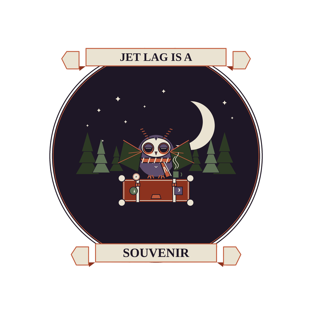 JET LAG IS A SOUVENIR — art by Bazzai Studio