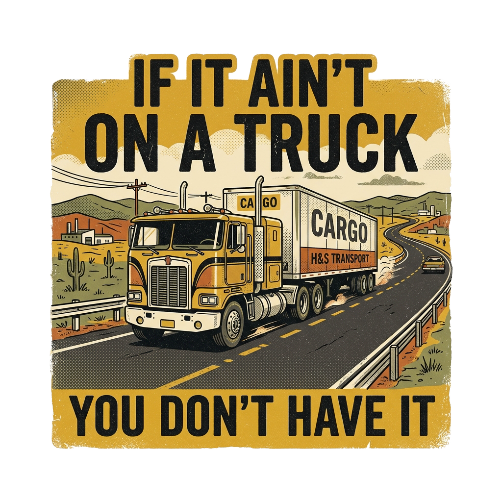 If it ain't on a truck you don't have it — art by Bazzai Studio