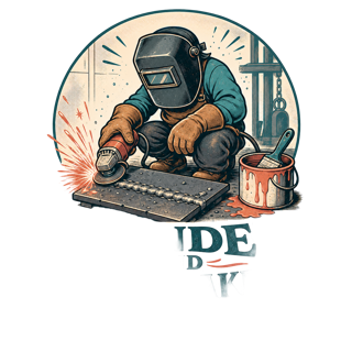 Grinder and paint make me the welder I ain't — art by Bazzai Studio