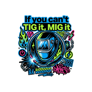 If you can't TIG it, MIG it — art by Bazzai Studio