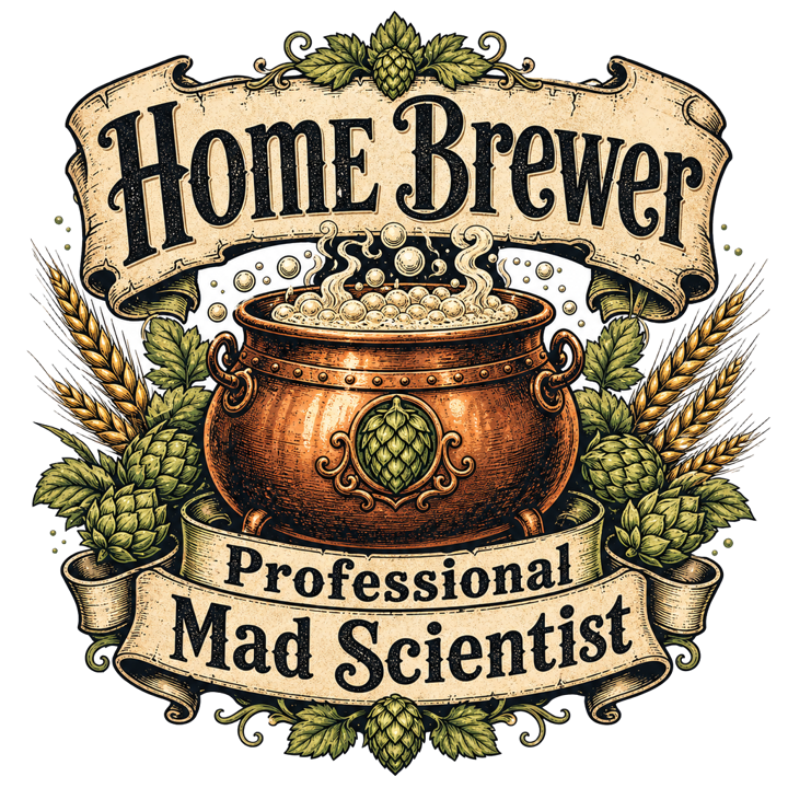 Home Brewer — bourbon & whiskey t-shirt design by Bazzai Studio