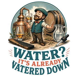 WATER? IT'S ALREADY WATERED DOWN — art by Bazzai Studio