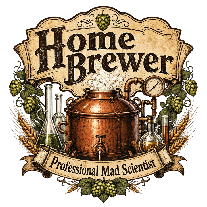 Home Brewer — bourbon & whiskey t-shirt design by Bazzai Studio