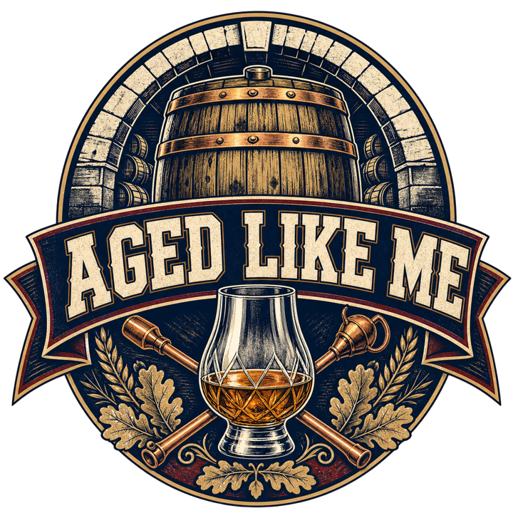 AGED LIKE ME — bourbon & whiskey t-shirt design by Bazzai Studio