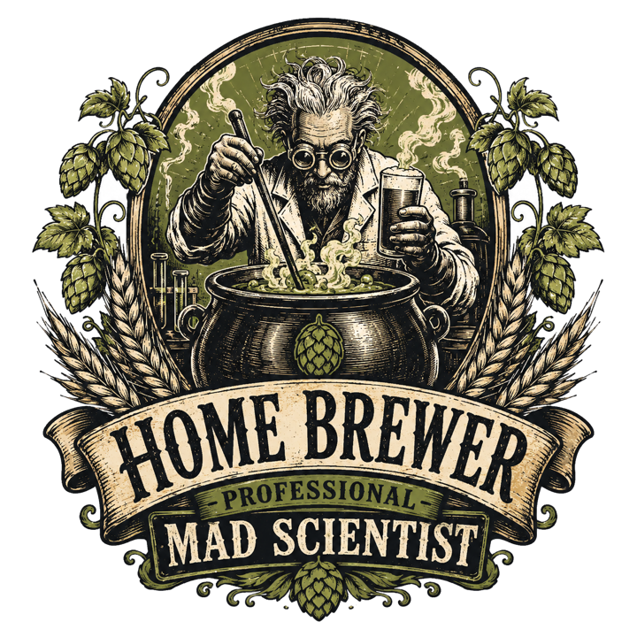 Home Brewer — bourbon & whiskey t-shirt design by Bazzai Studio