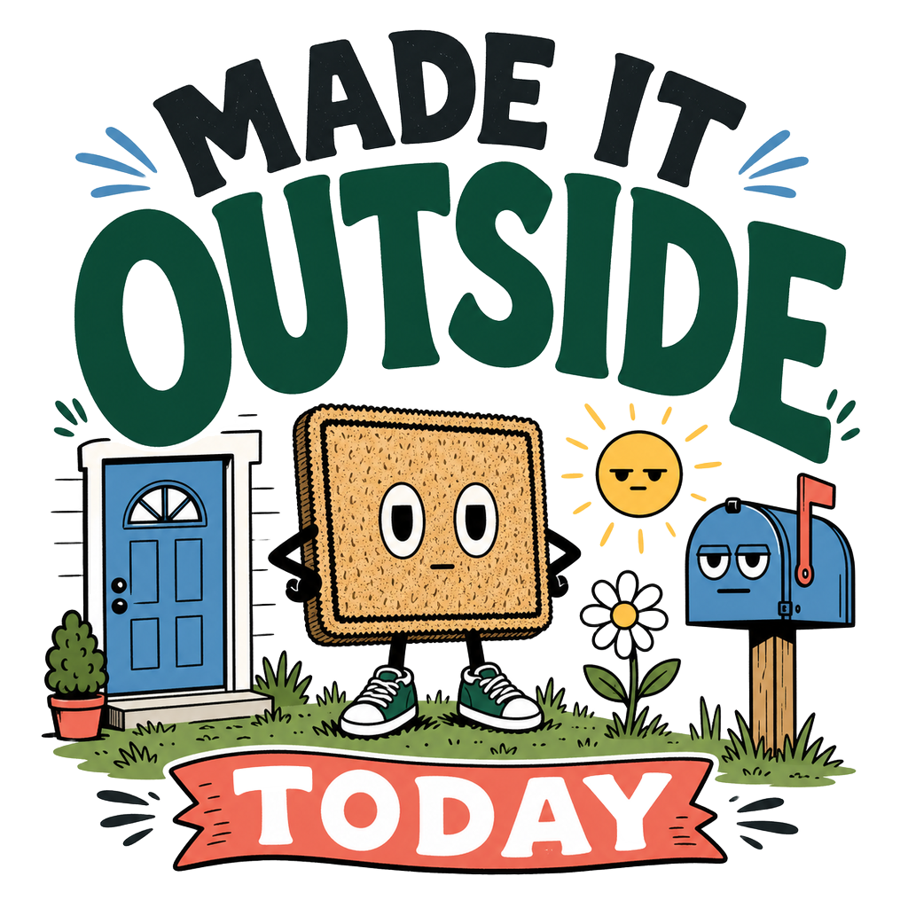 MADE IT OUTSIDE TODAY — art by Bazzai Studio
