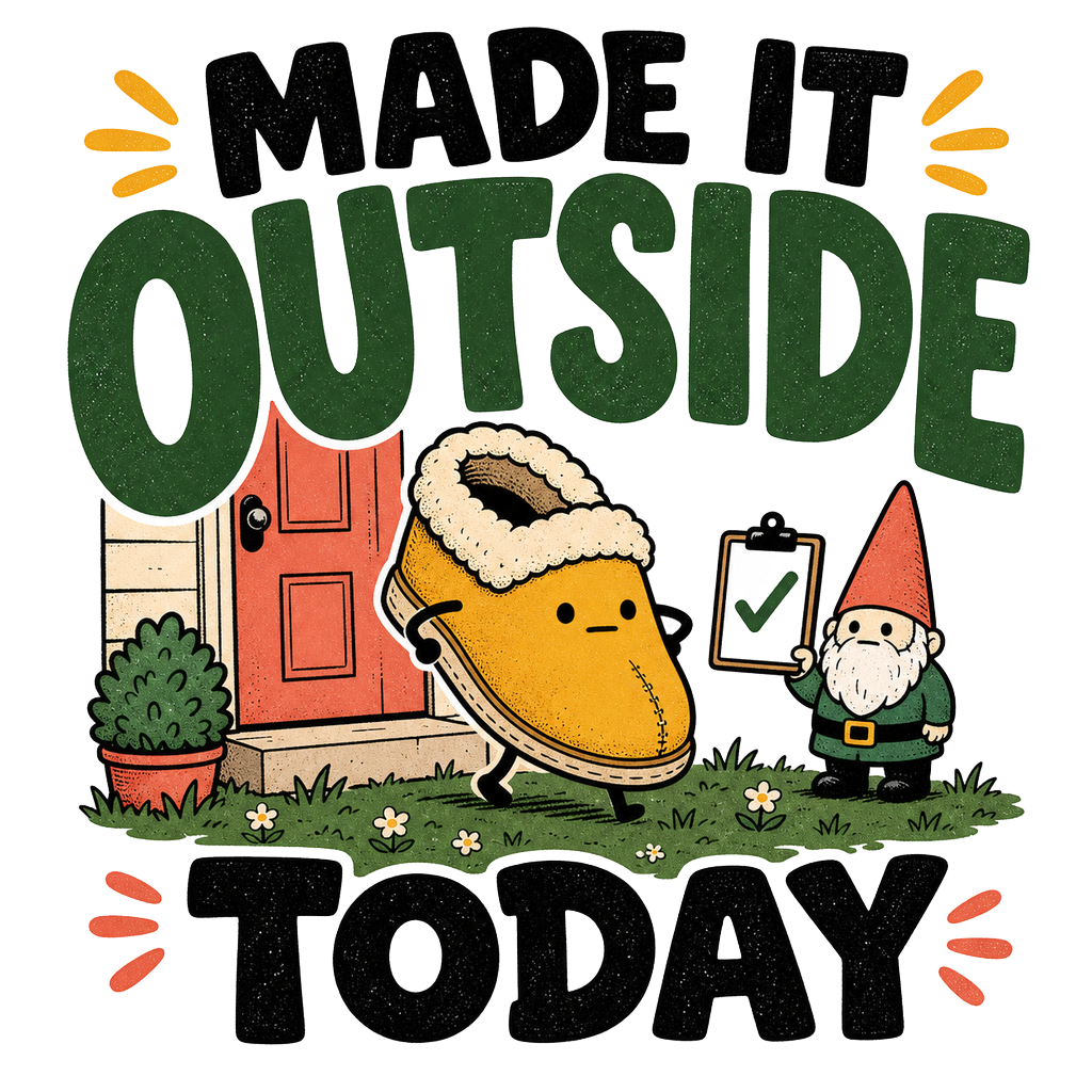 MADE IT OUTSIDE TODAY — art by Bazzai Studio