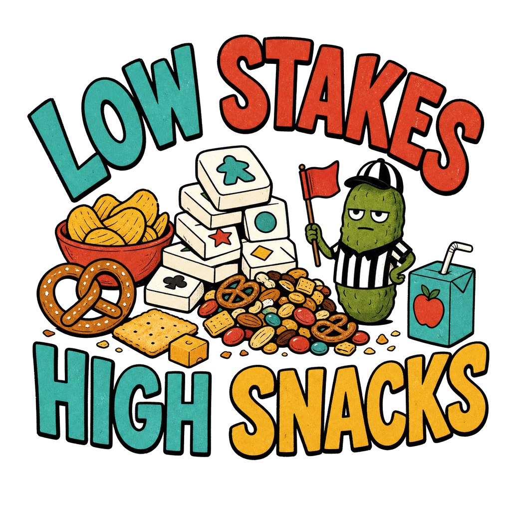 LOW STAKES HIGH SNACKS — art by Bazzai Studio