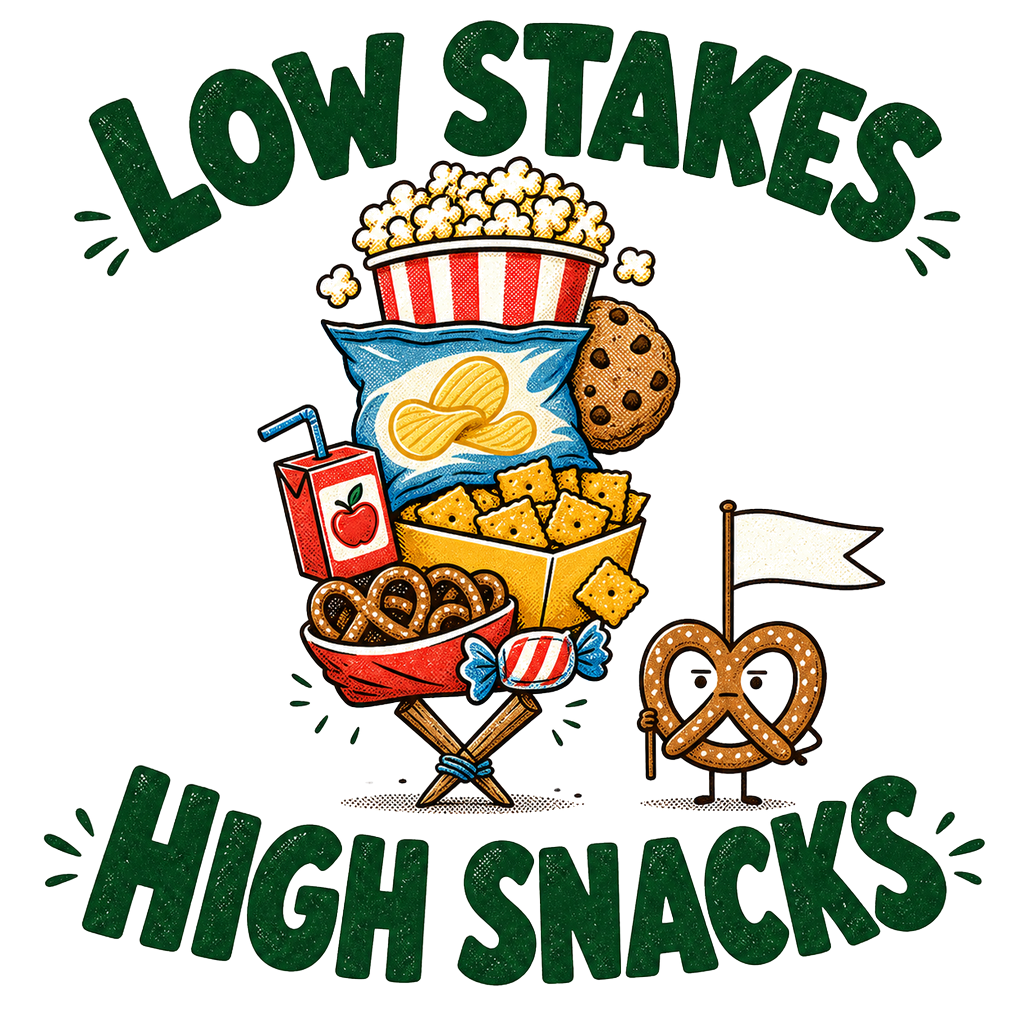 LOW STAKES HIGH SNACKS — art by Bazzai Studio