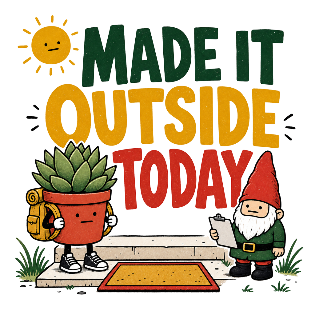 MADE IT OUTSIDE TODAY — art by Bazzai Studio