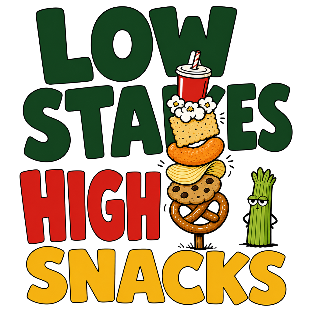 LOW STAKES HIGH SNACKS — art by Bazzai Studio