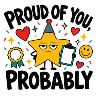 PROUD OF YOU, PROBABLY — art by Bazzai Studio