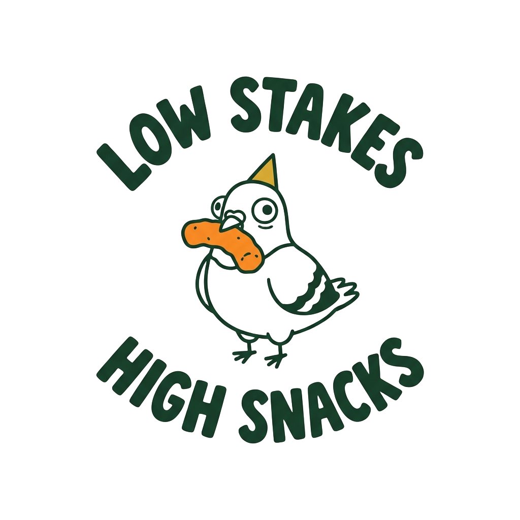 LOW STAKES HIGH SNACKS — art by Bazzai Studio